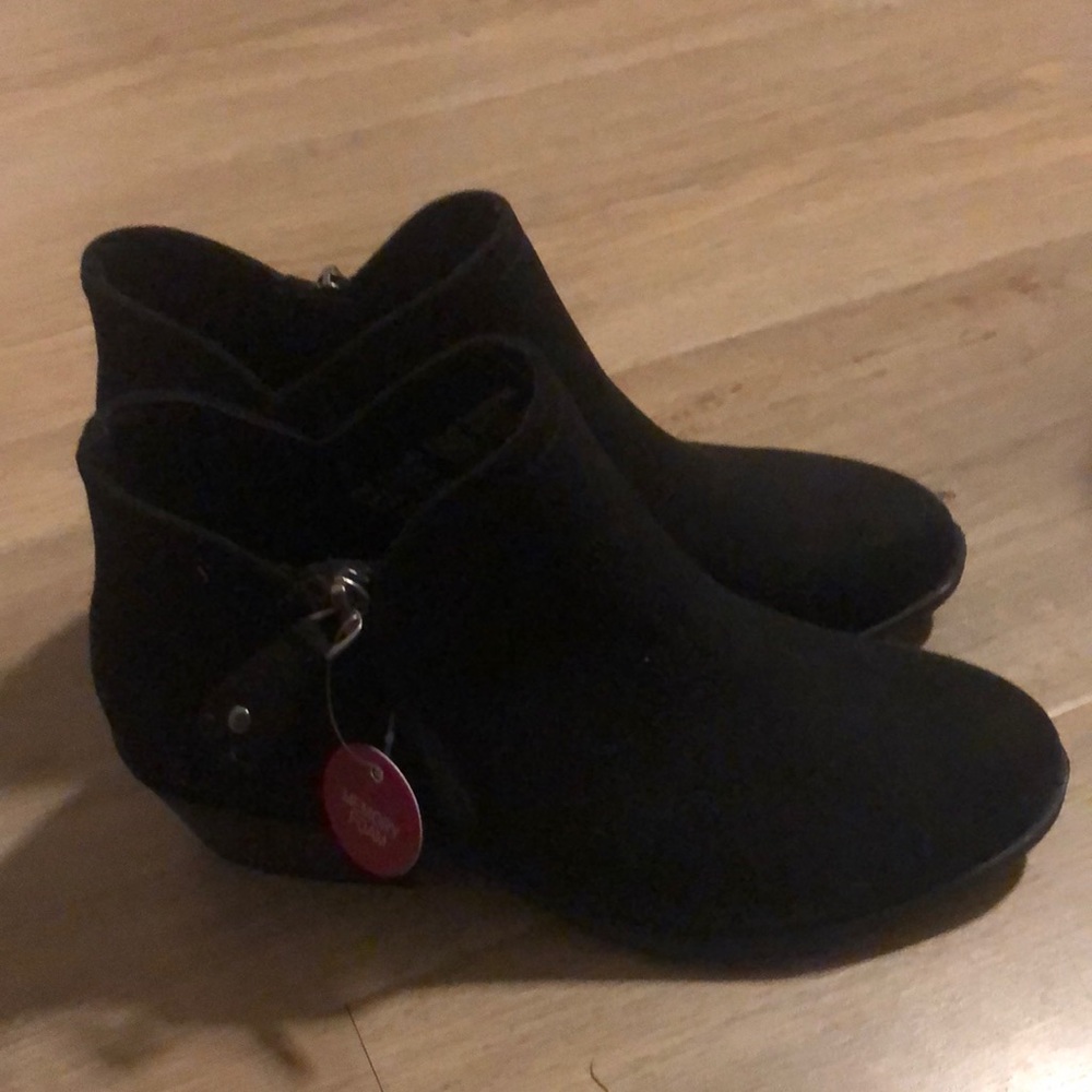Black ankle boots